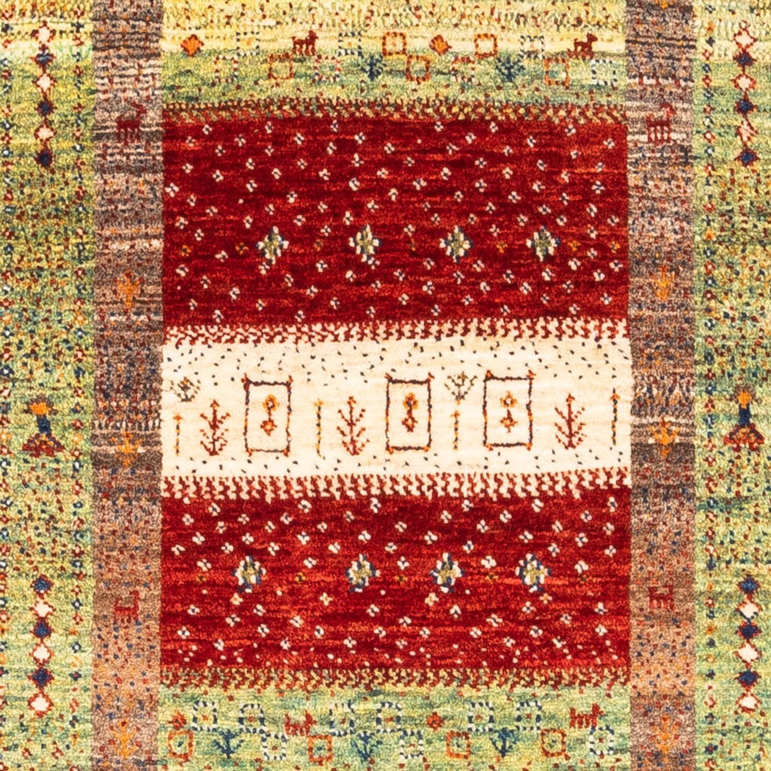 Gabbeh Tæppe - Loribaft Persisk - Royal - 145 x 90 cm - flerfarvet