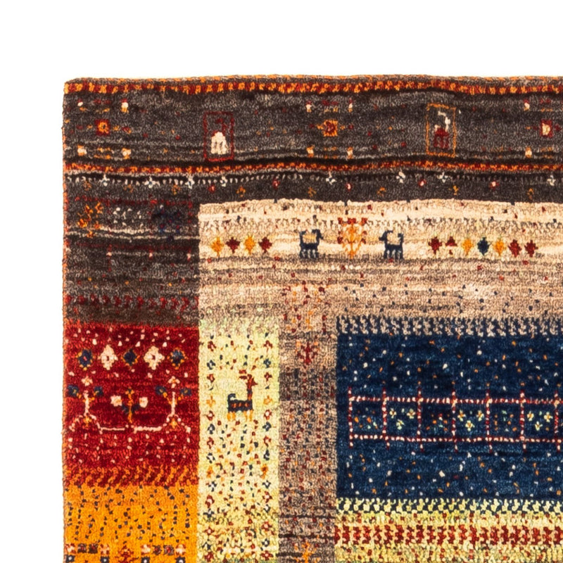 Gabbeh Tæppe - Loribaft Persisk - Royal - 145 x 90 cm - flerfarvet
