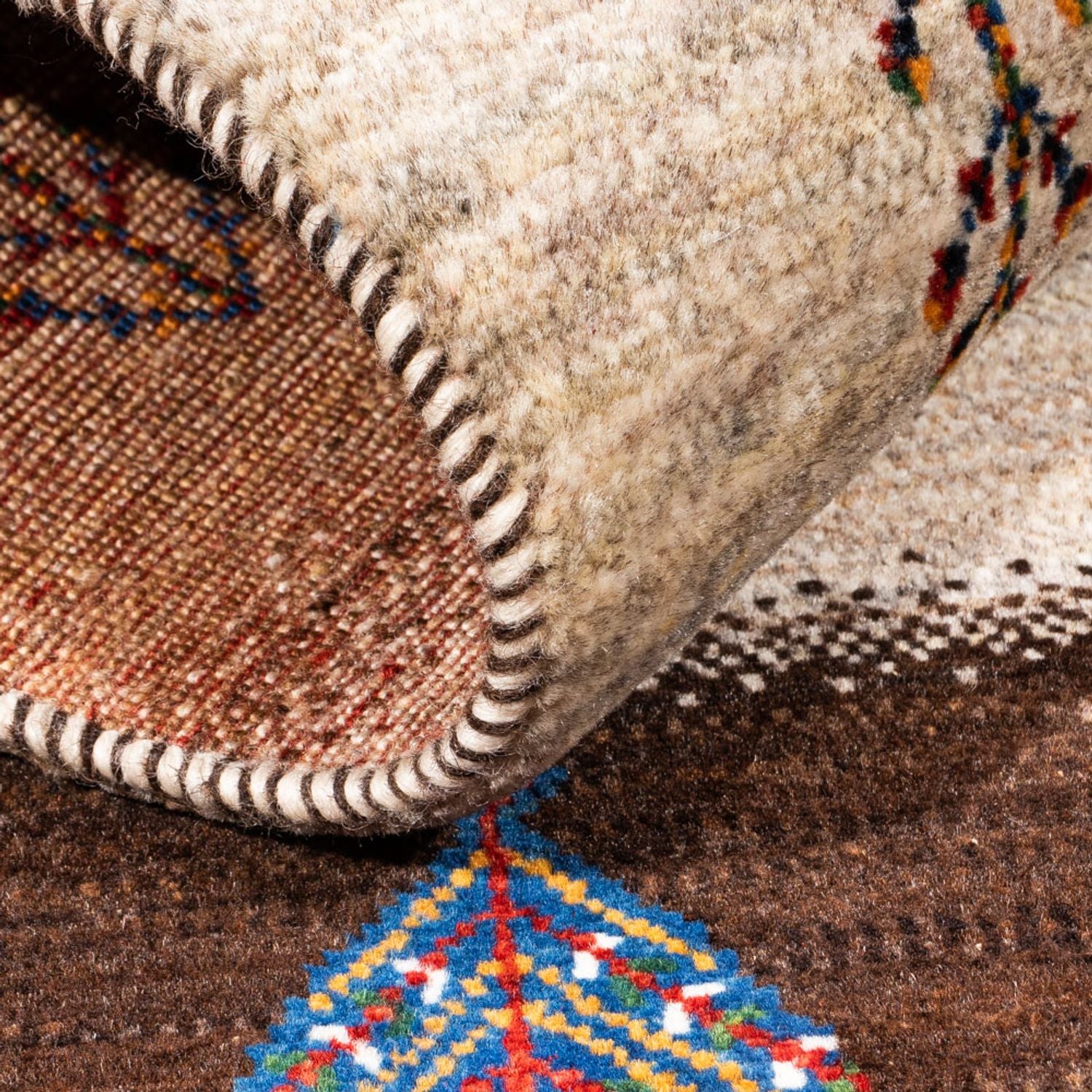 Gabbeh Tæppe - Loribaft Persisk - Royal - 147 x 85 cm - flerfarvet