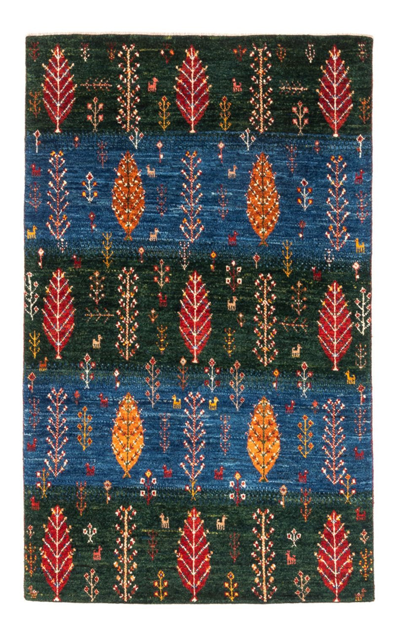 Gabbeh Tæppe - Loribaft Persisk - Royal - 132 x 84 cm - flerfarvet