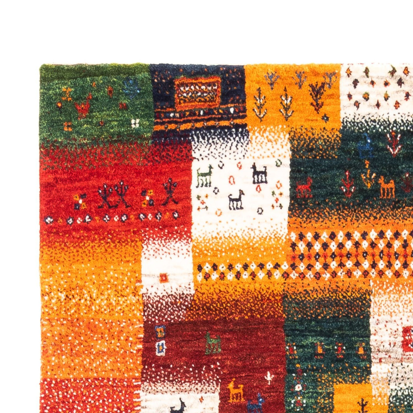 Loribaft Tæppe 154x110cm - Perserteppich Wollteppich