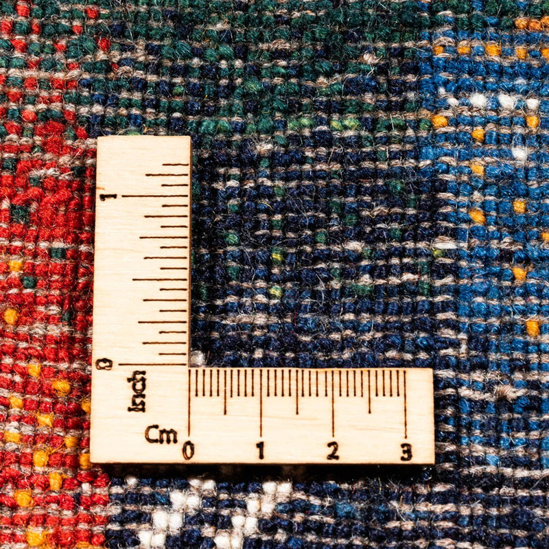 Gabbeh Tæppe - Loribaft Persisk - Royal - 154 x 110 cm - flerfarvet