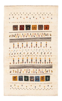 Gabbeh Tæppe - Loribaft Persisk - Royal - 122 x 78 cm - creme