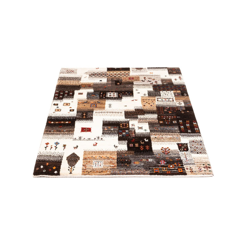 Gabbeh Tæppe - Loribaft Persisk - Royal - 126 x 85 cm - grå