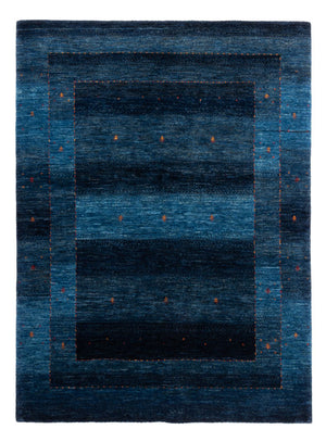 Gabbeh Tæppe - Loribaft Persisk - 202 x 154 cm - blå