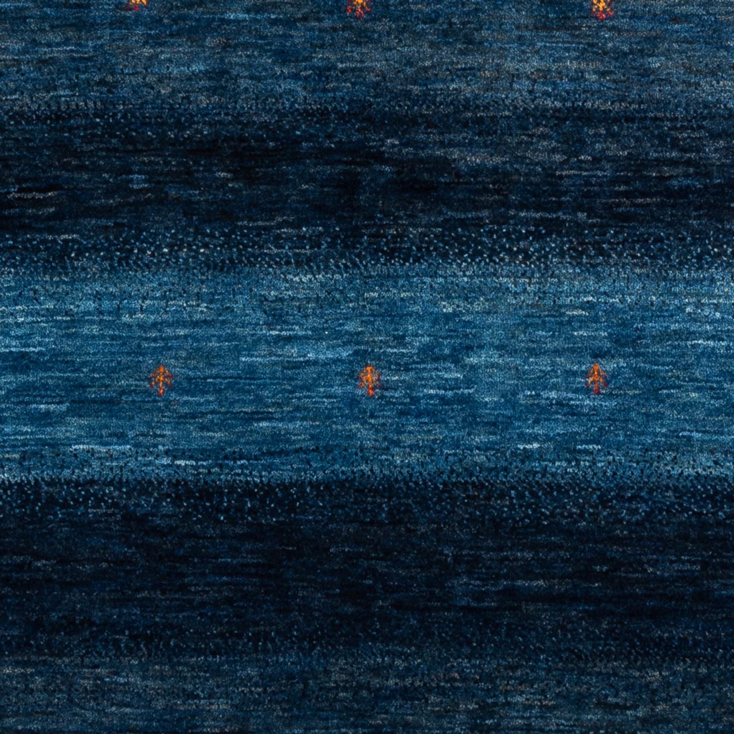 Gabbeh Tæppe - Loribaft Persisk - 202 x 154 cm - blå