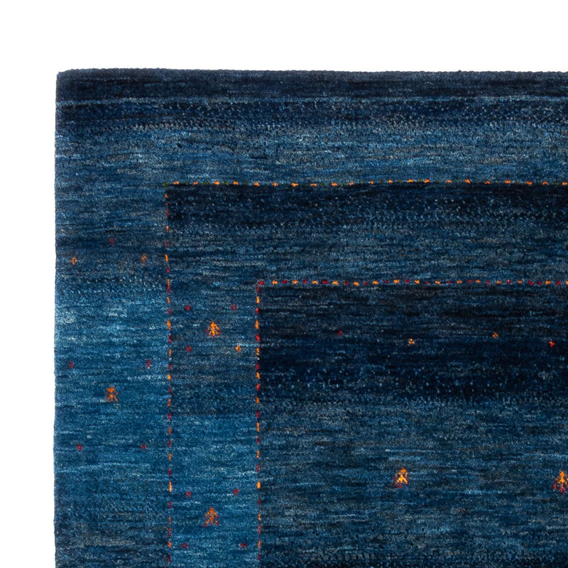 Gabbeh Tæppe - Loribaft Persisk - 202 x 154 cm - blå