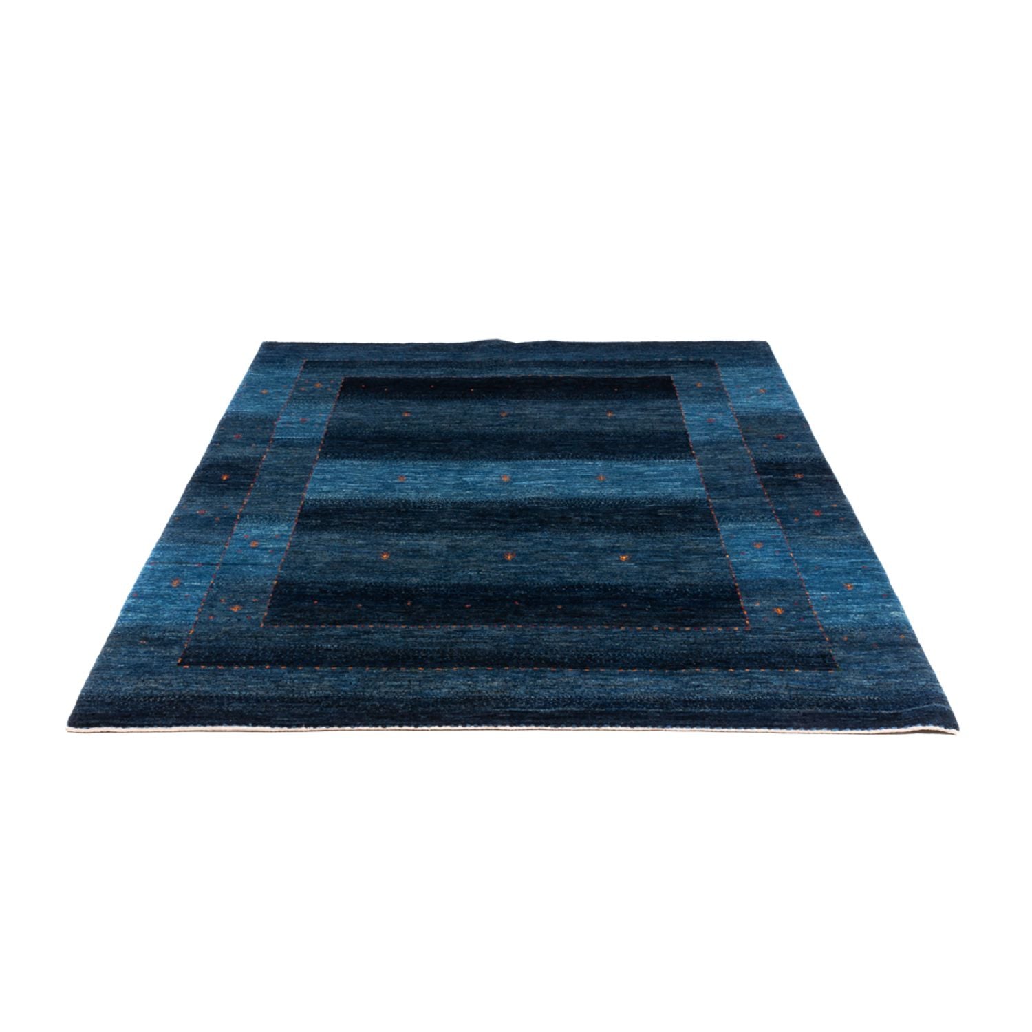 Gabbeh Tæppe - Loribaft Persisk - 202 x 154 cm - blå