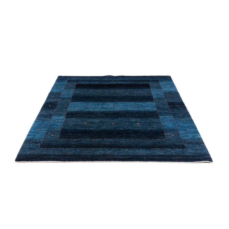 Gabbeh Tæppe - Loribaft Persisk - 202 x 154 cm - blå
