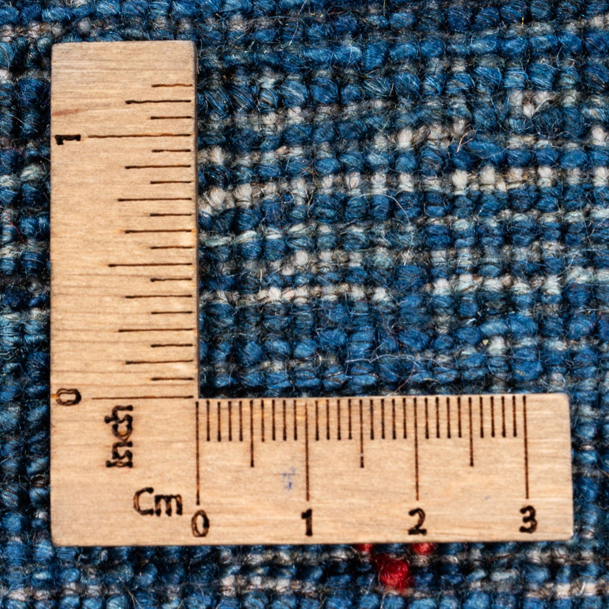 Gabbeh Tæppe - Loribaft Persisk - 202 x 154 cm - blå