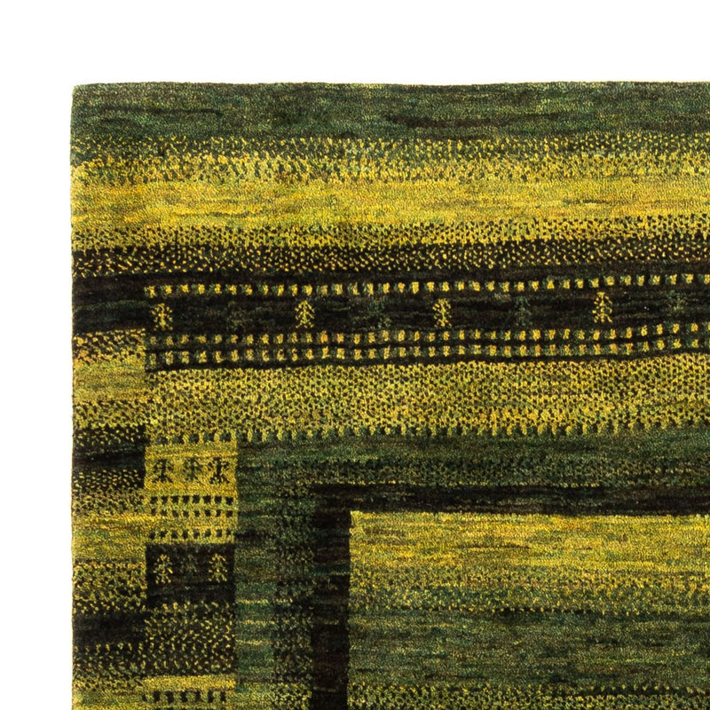 Gabbeh Tæppe - Loribaft Persisk - Royal - 199 x 154 cm - grøn