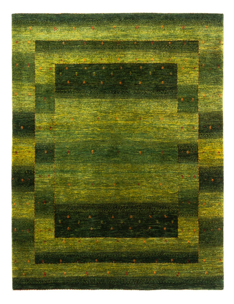 Gabbeh Tæppe - Loribaft Persisk - 202 x 151 cm - grøn
