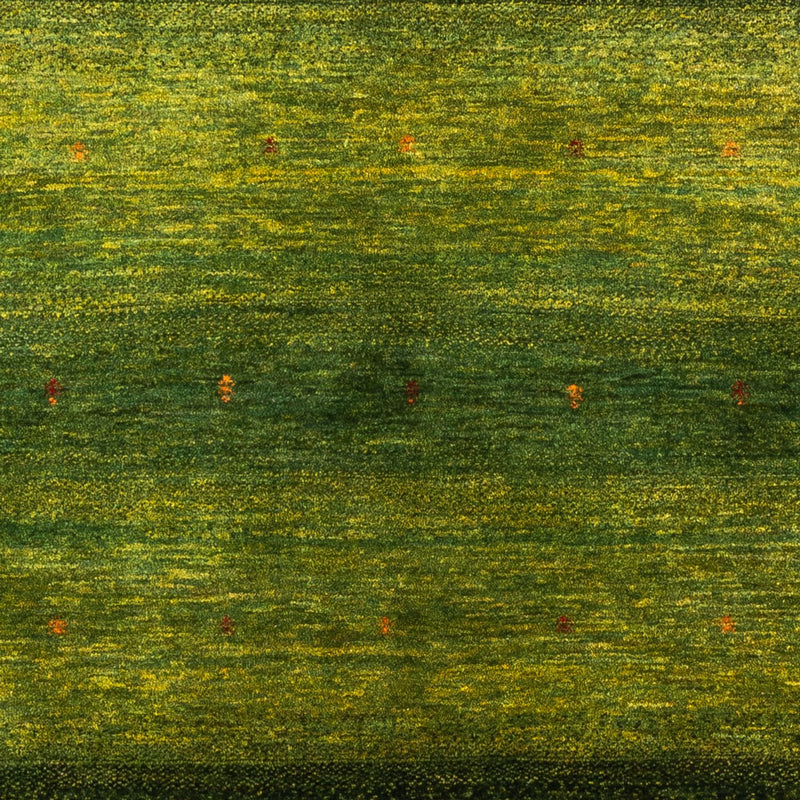Gabbeh Tæppe - Loribaft Persisk - 202 x 151 cm - grøn