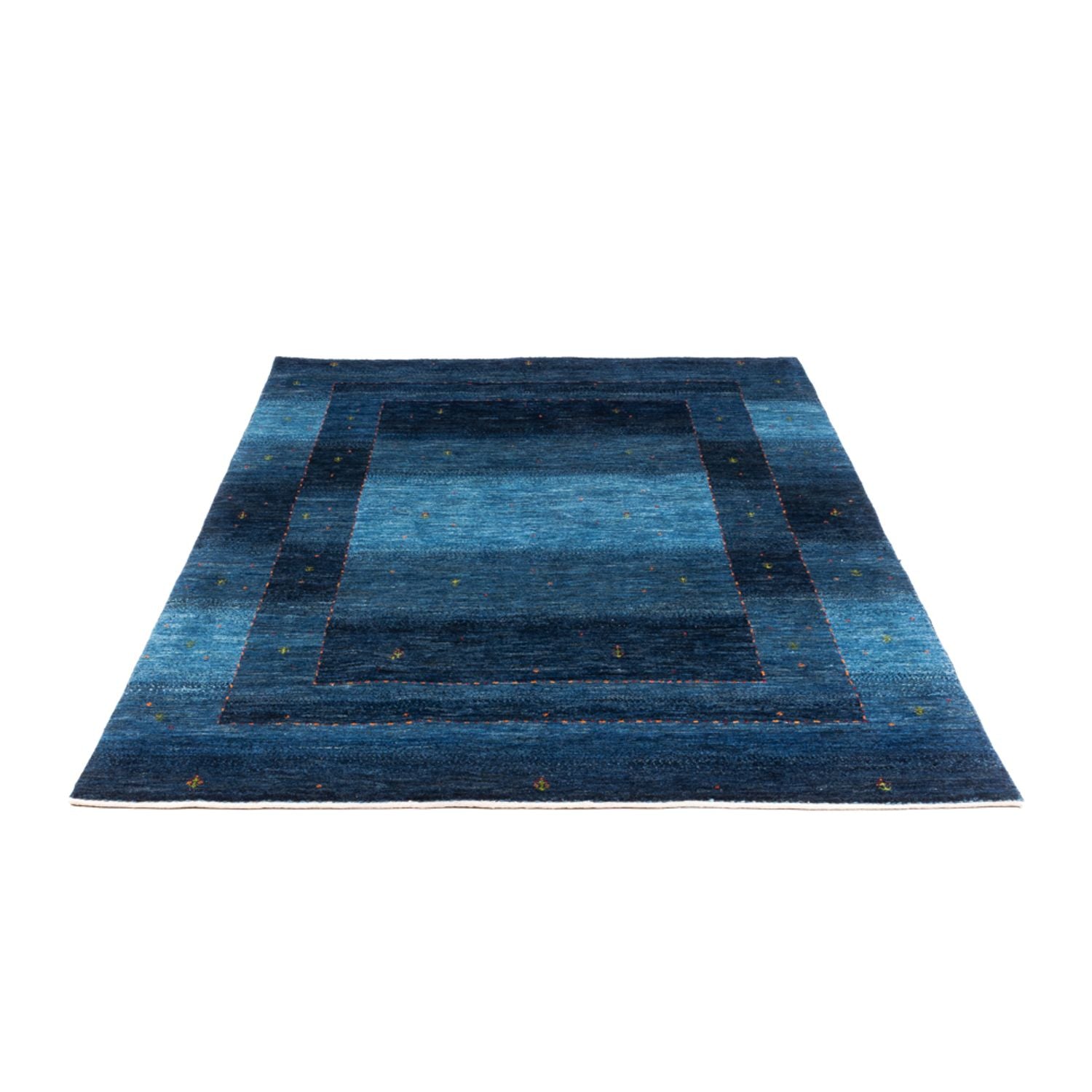 Gabbeh Tæppe - Loribaft Persisk - 213 x 144 cm - blå