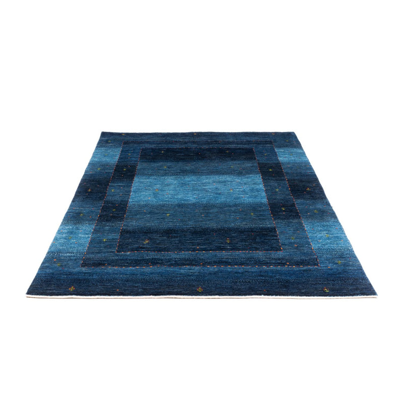 Gabbeh Tæppe - Loribaft Persisk - 213 x 144 cm - blå