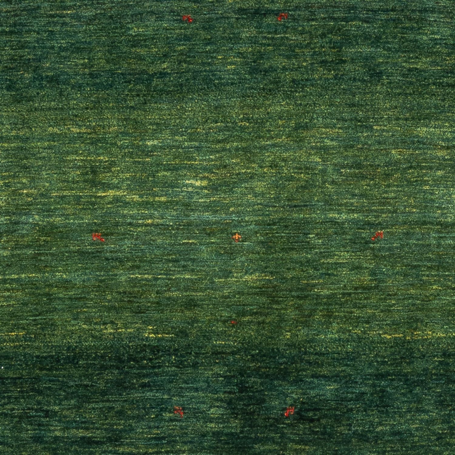 Gabbeh Tæppe - Loribaft Persisk - 197 x 135 cm - grøn