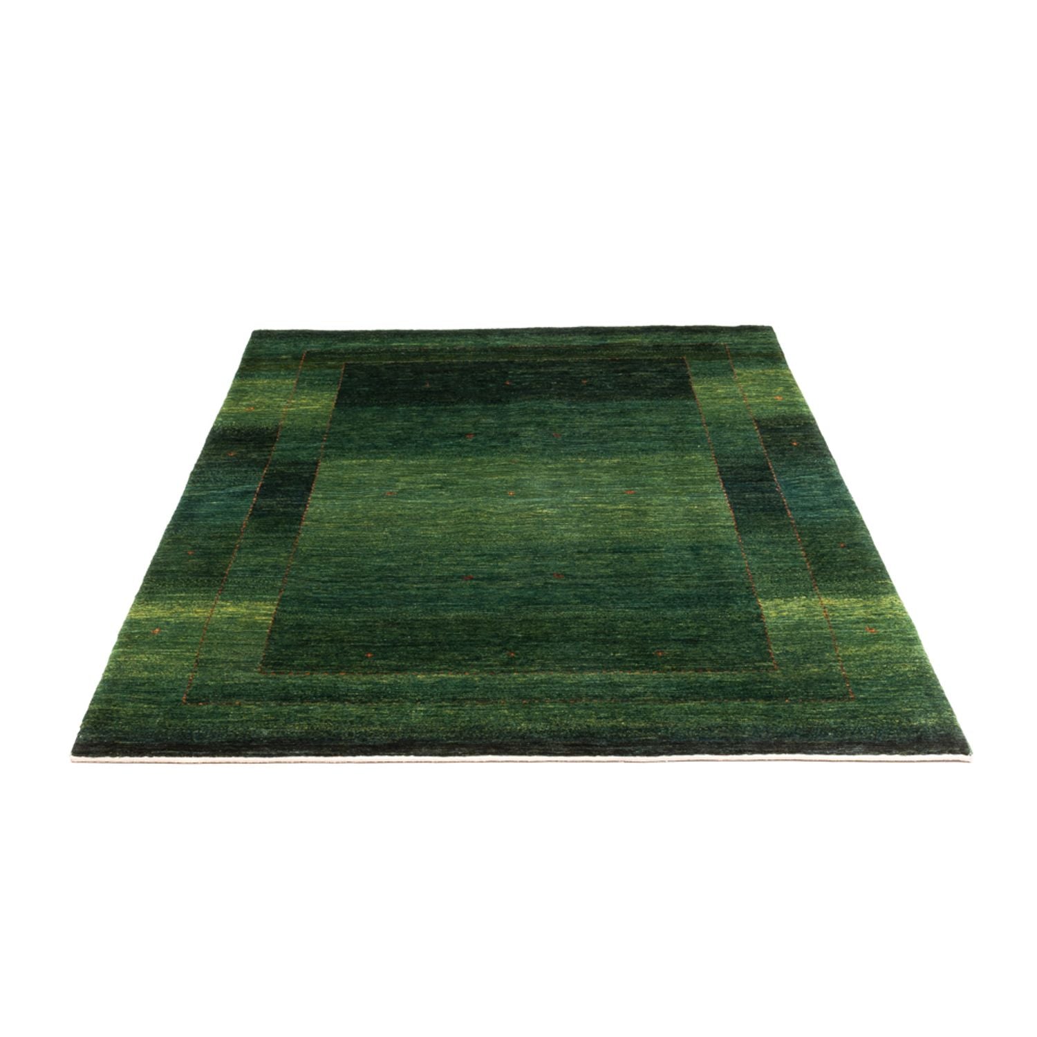 Gabbeh Tæppe - Loribaft Persisk - 197 x 135 cm - grøn