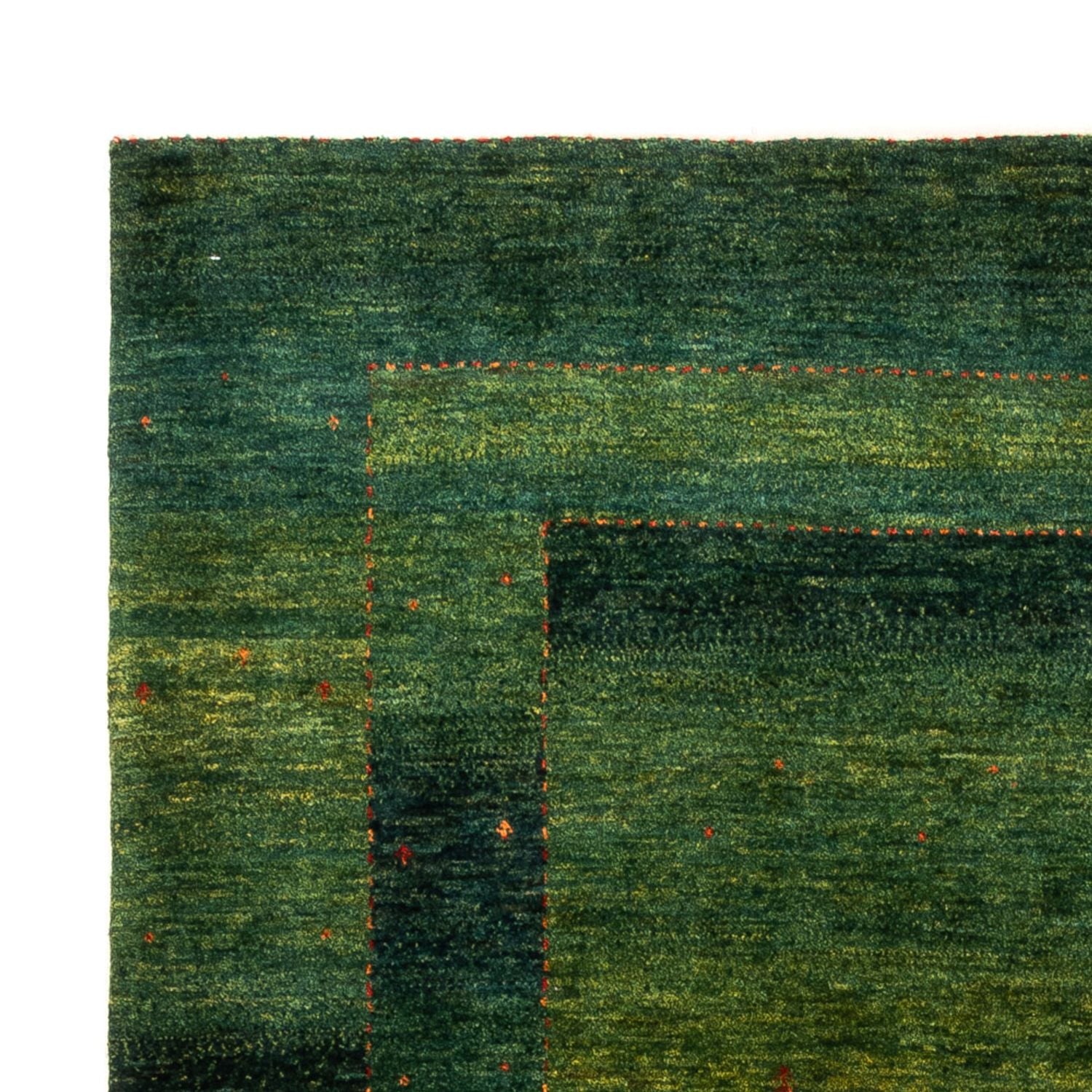 Gabbeh Tæppe - Loribaft Persisk - 200 x 160 cm - grøn