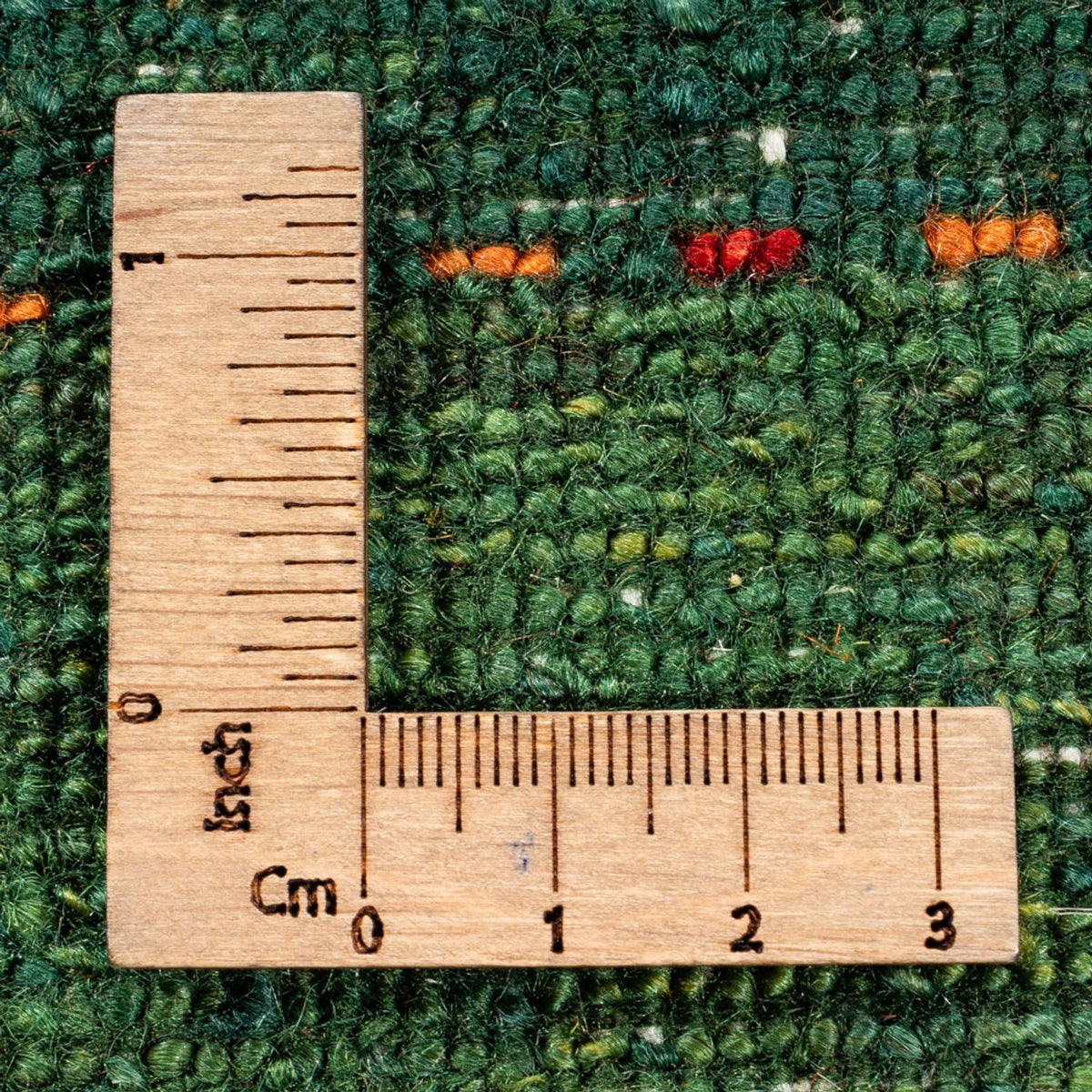 Gabbeh Tæppe - Loribaft Persisk - 200 x 160 cm - grøn