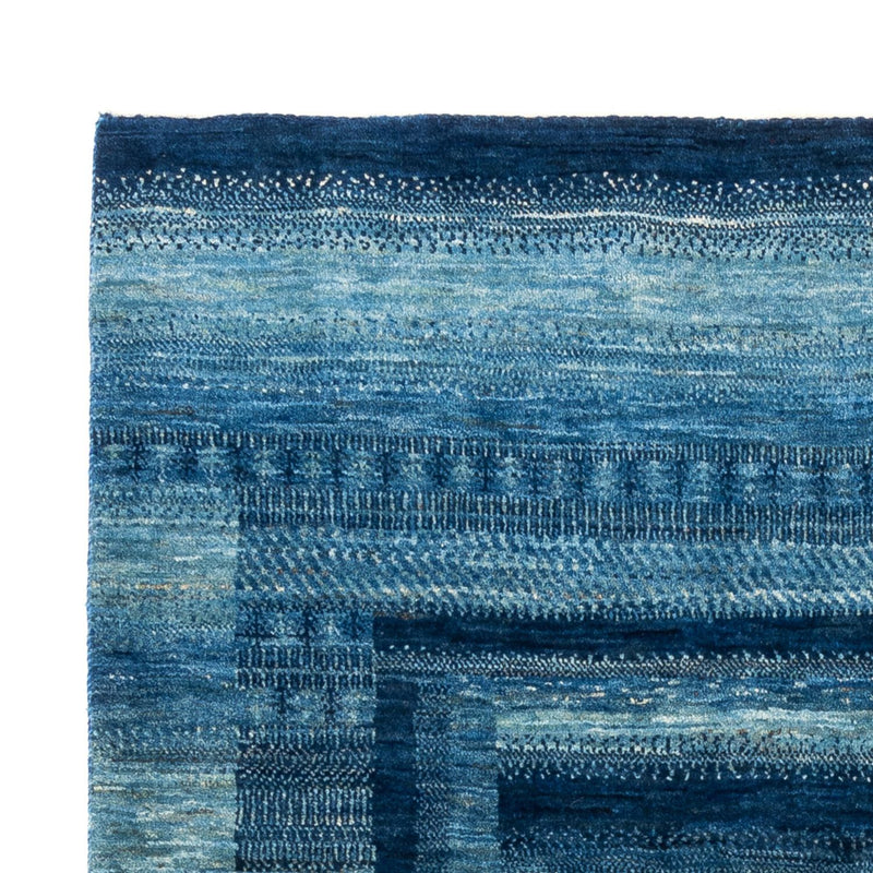 Gabbeh Tæppe - Loribaft Persisk - Royal - 198 x 158 cm - blå