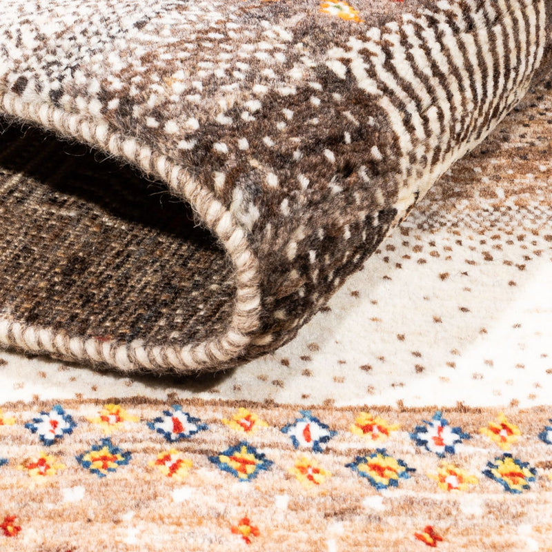Gabbeh Tæppe - Loribaft Persisk - Royal - 200 x 127 cm - natur