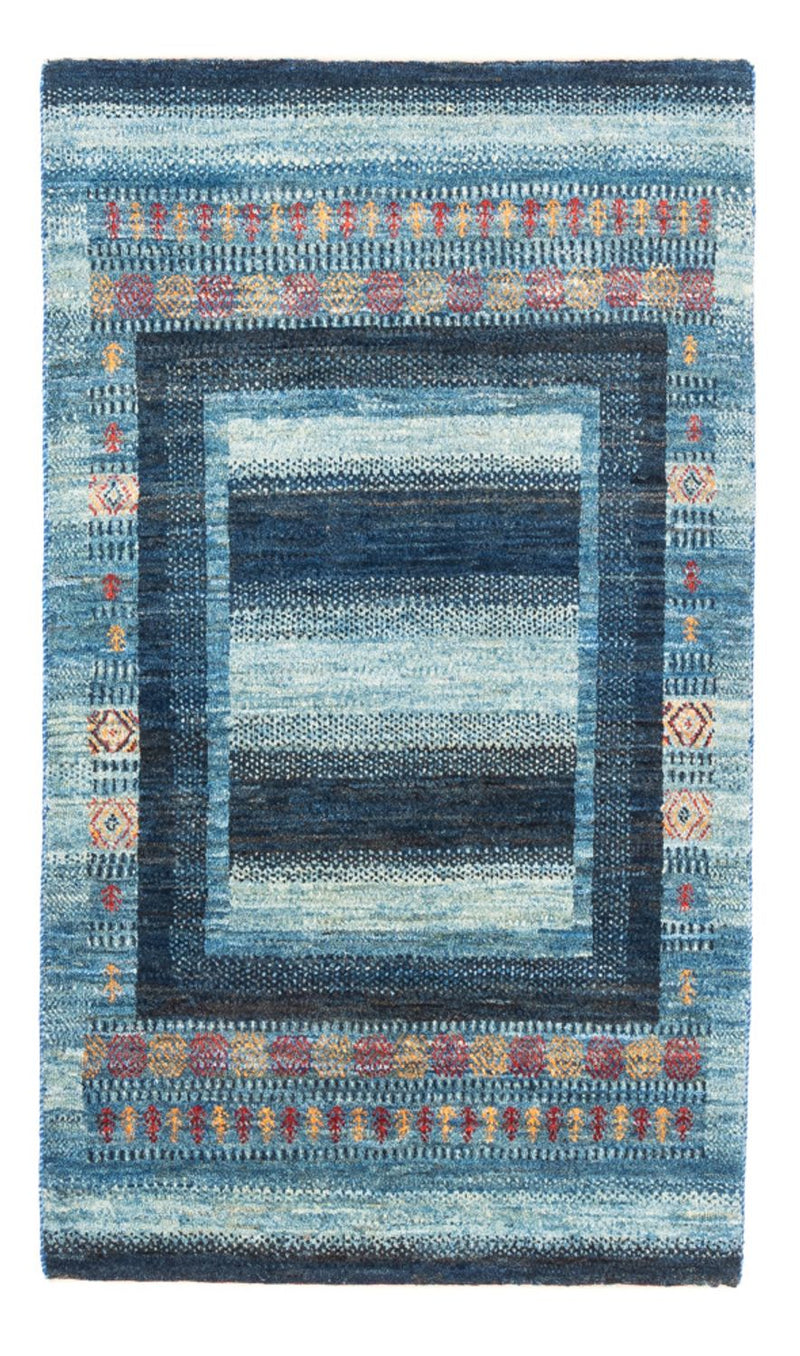 Gabbeh Tæppe - Loribaft Persisk - Royal - 128 x 78 cm - blå
