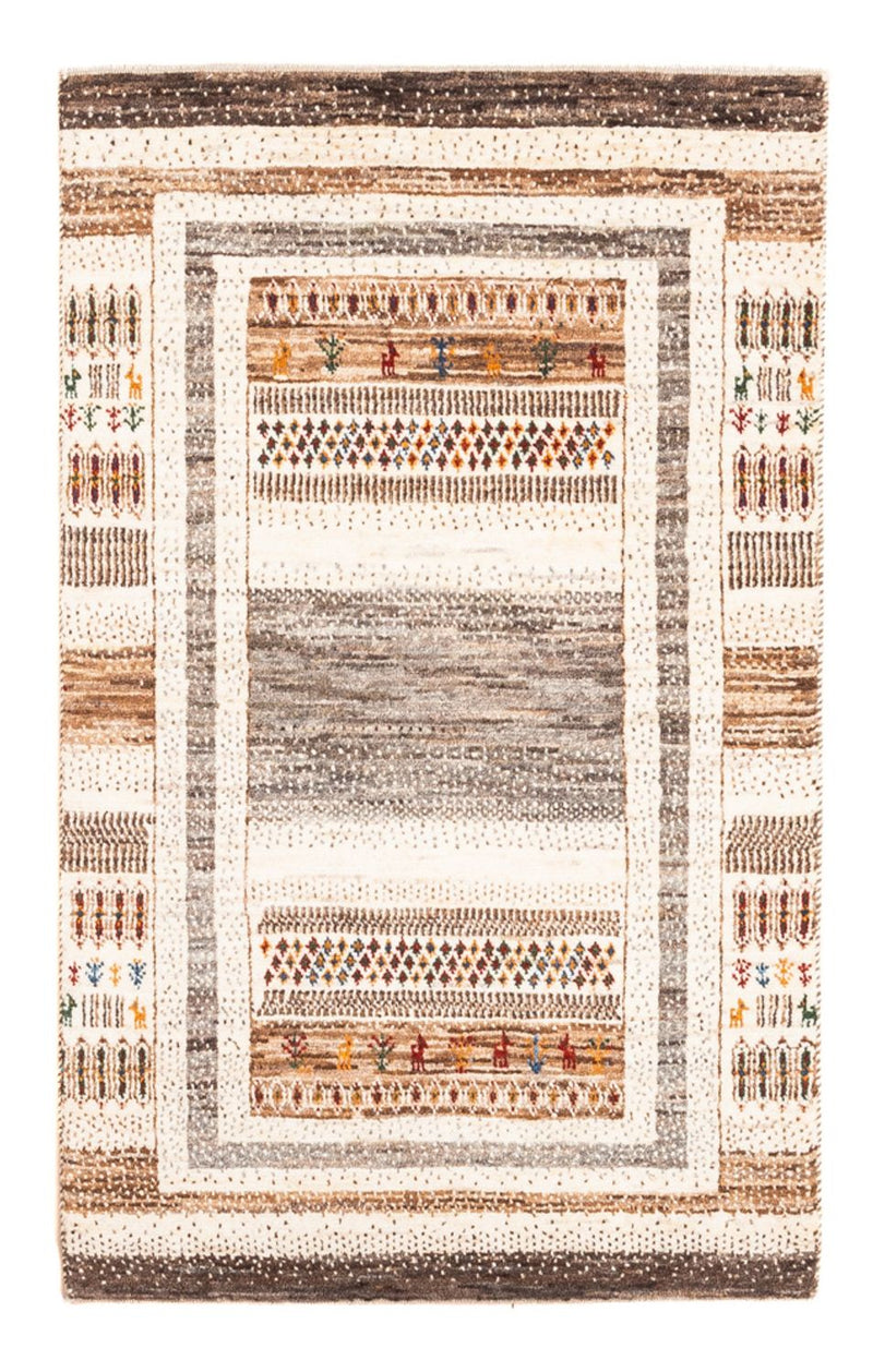 Gabbeh Tæppe - Loribaft Persisk - Royal - 117 x 76 cm - flerfarvet