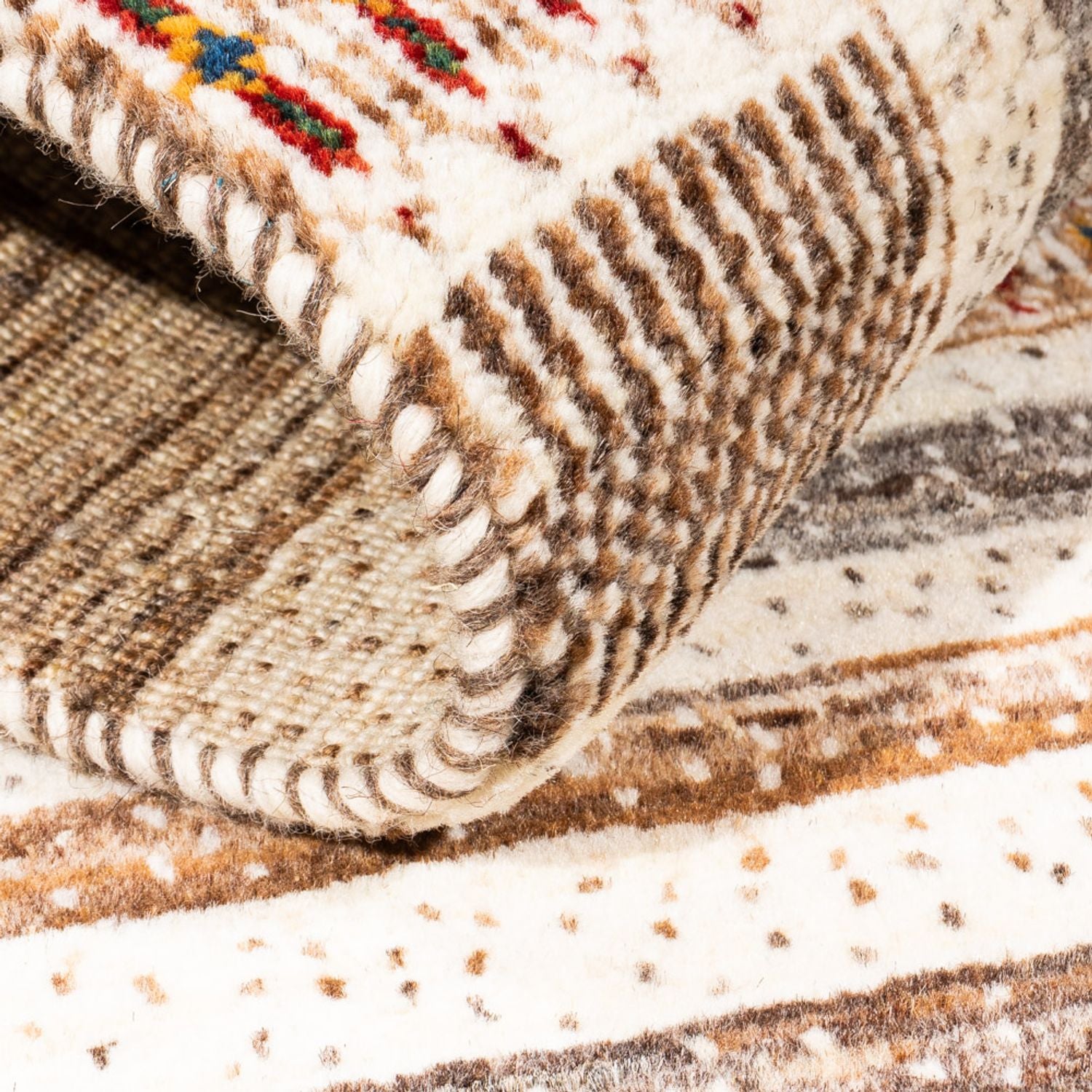 Gabbeh Tæppe - Loribaft Persisk - Royal - 117 x 76 cm - flerfarvet