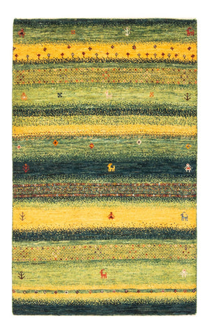 Gabbeh Tæppe - Loribaft Persisk - Royal - 131 x 86 cm - flerfarvet