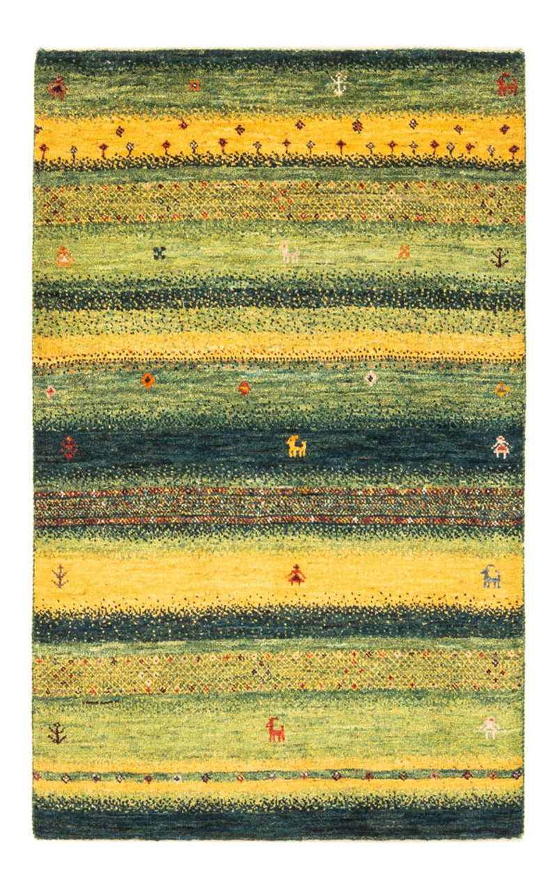 Gabbeh Tæppe - Loribaft Persisk - Royal - 131 x 86 cm - flerfarvet