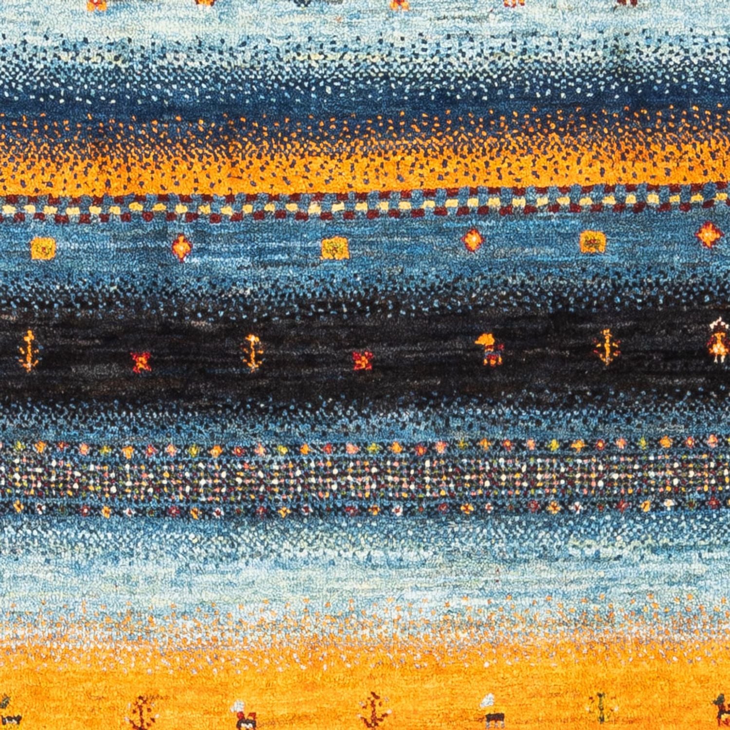 Gabbeh Tæppe - Loribaft Persisk - Royal - 170 x 103 cm - flerfarvet