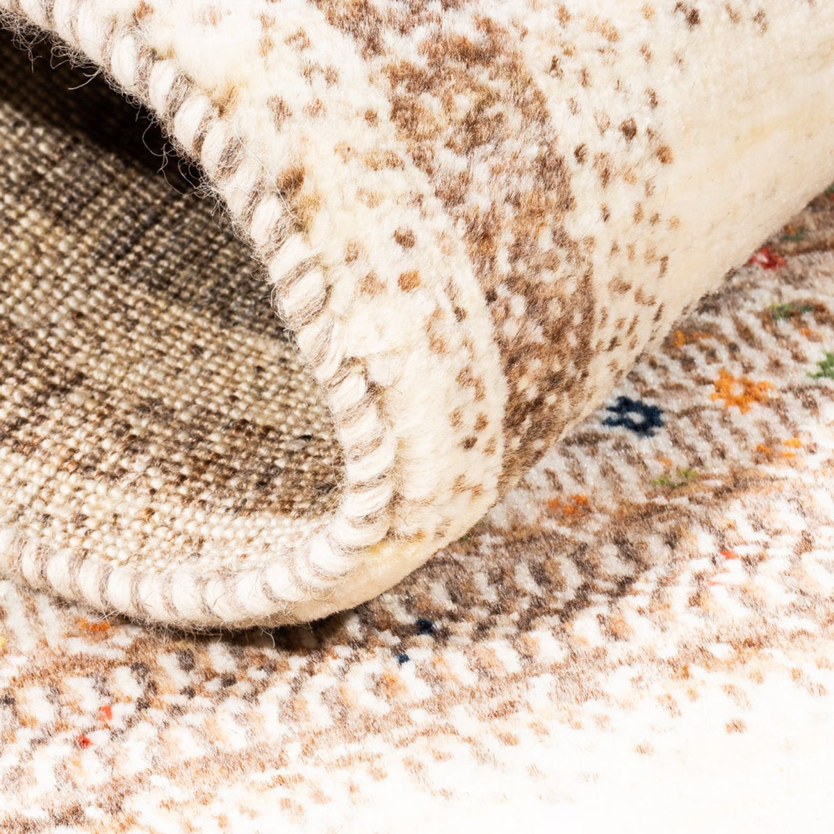 Gabbeh Tæppe - Loribaft Persisk - Royal - 137 x 88 cm - flerfarvet