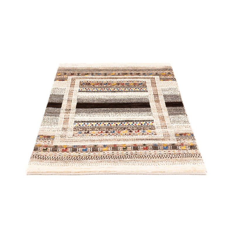 Gabbeh Tæppe - Loribaft Persisk - Royal - 132 x 84 cm - flerfarvet