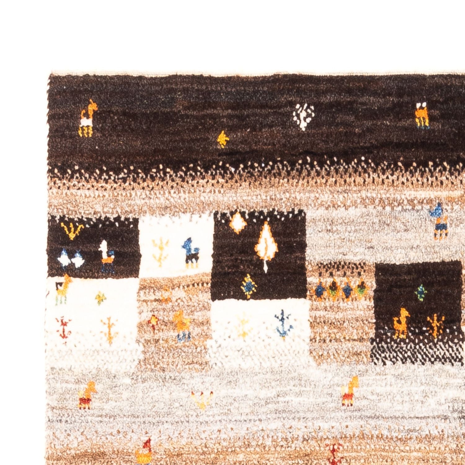 Gabbeh Tæppe - Loribaft Persisk - Royal - 157 x 106 cm - flerfarvet