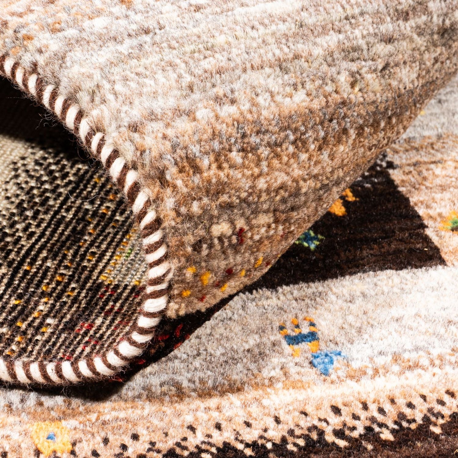 Gabbeh Tæppe - Loribaft Persisk - Royal - 157 x 106 cm - flerfarvet