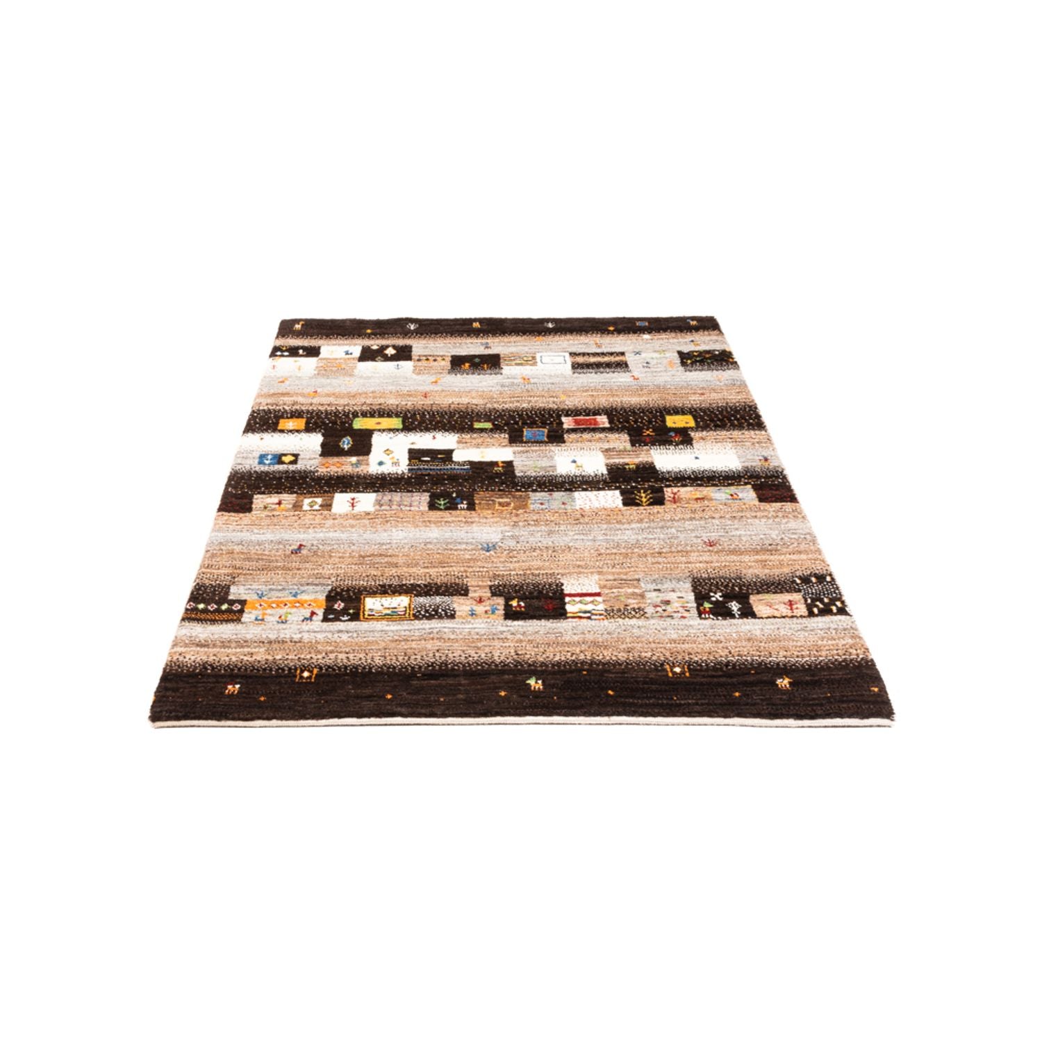 Gabbeh Tæppe - Loribaft Persisk - Royal - 157 x 106 cm - flerfarvet