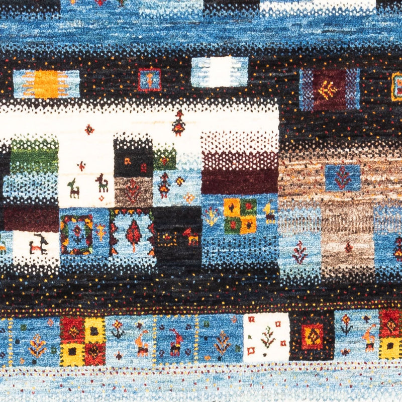 Gabbeh Tæppe - Loribaft Persisk - Royal - 162 x 106 cm - flerfarvet