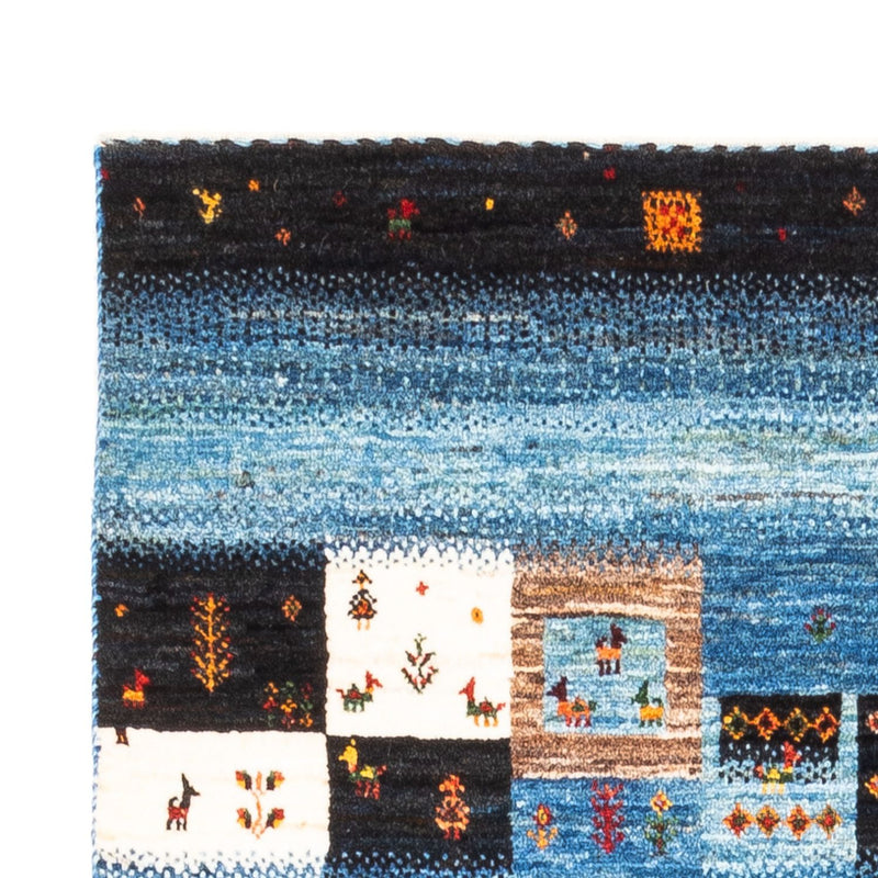 Gabbeh Tæppe - Loribaft Persisk - Royal - 162 x 106 cm - flerfarvet