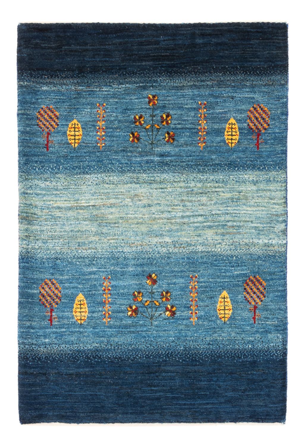 Gabbeh Tæppe - Loribaft Persisk - Royal - 122 x 88 cm - flerfarvet
