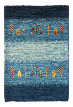 Gabbeh Tæppe - Loribaft Persisk - Royal - 122 x 88 cm - flerfarvet