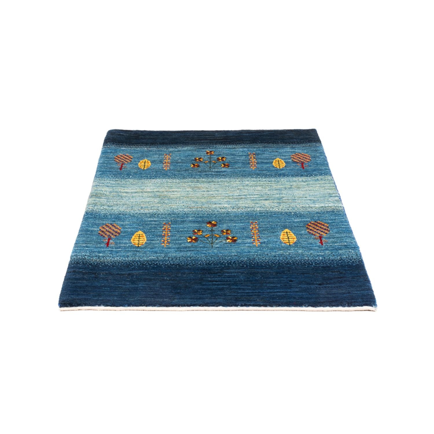 Gabbeh Tæppe - Loribaft Persisk - Royal - 122 x 88 cm - flerfarvet