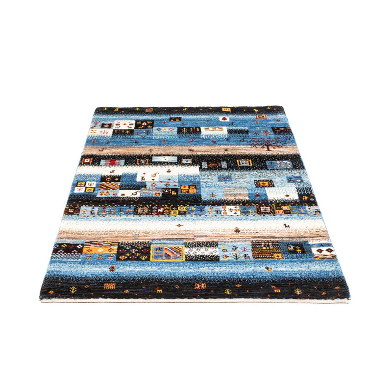 Gabbeh Tæppe - Loribaft Persisk - Royal - 141 x 87 cm - flerfarvet