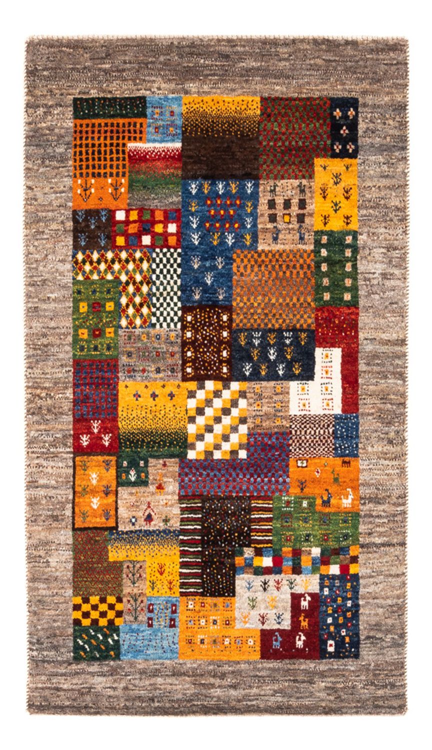 Gabbeh Tæppe - Loribaft Persisk - Royal - 138 x 84 cm - flerfarvet
