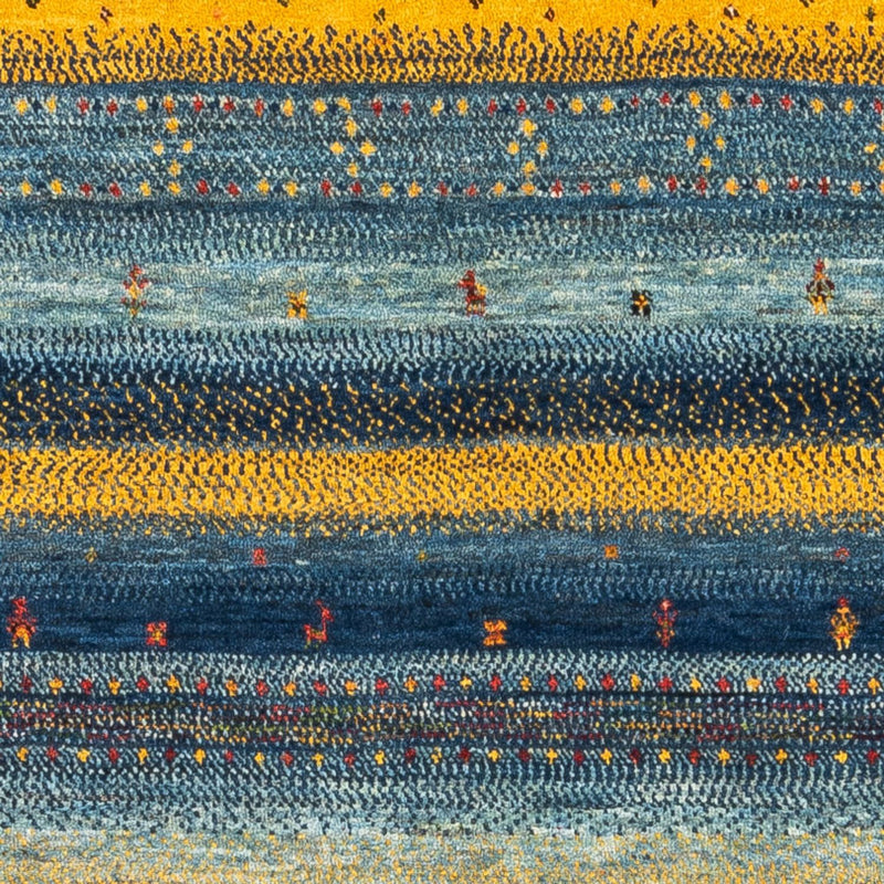 Gabbeh Tæppe - Loribaft Persisk - Royal - 130 x 88 cm - flerfarvet