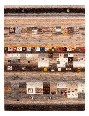 Gabbeh Tæppe - Loribaft Persisk - Royal - 202 x 153 cm - flerfarvet