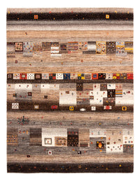 Gabbeh Tæppe - Loribaft Persisk - Royal - 202 x 153 cm - flerfarvet