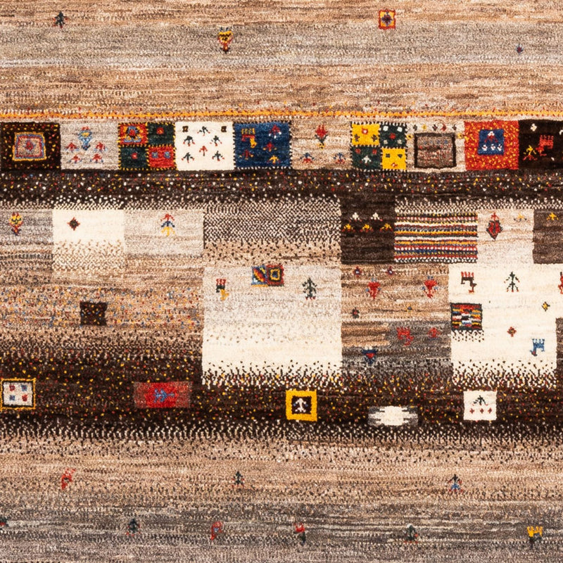 Gabbeh Tæppe - Loribaft Persisk - Royal - 202 x 153 cm - flerfarvet
