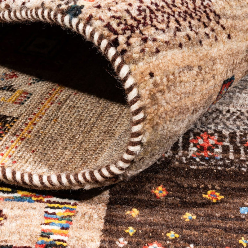 Gabbeh Tæppe - Loribaft Persisk - Royal - 202 x 153 cm - flerfarvet