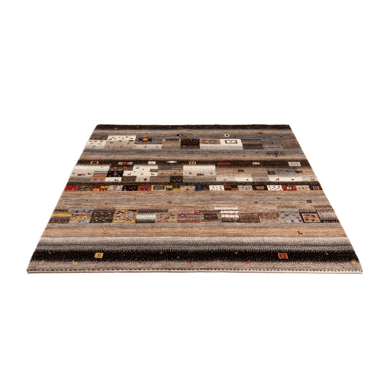 Gabbeh Tæppe - Loribaft Persisk - Royal - 202 x 153 cm - flerfarvet