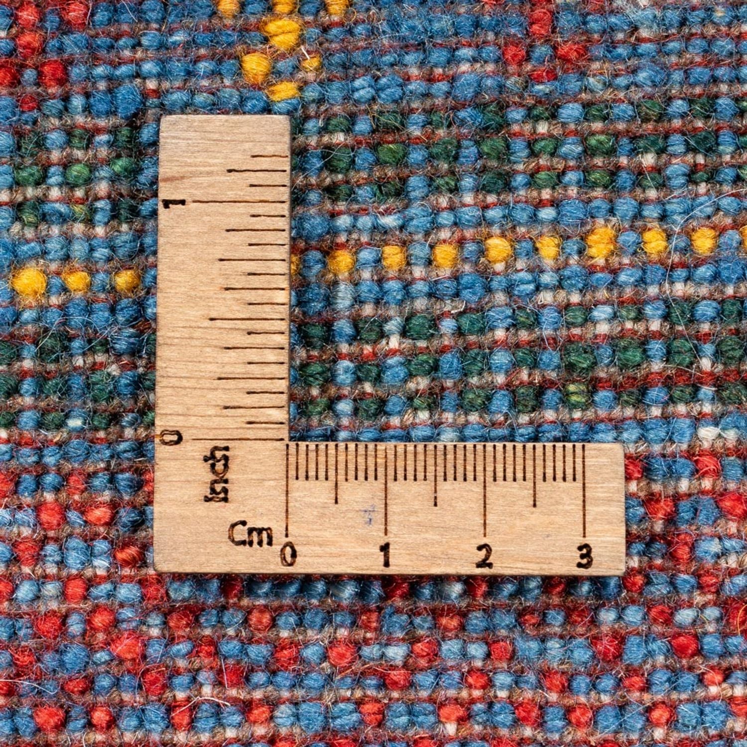 Gabbeh Tæppe - Loribaft Persisk - Royal - 198 x 152 cm - blå